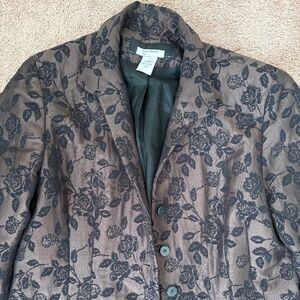 90’s Style Floral Blazer Business Casual